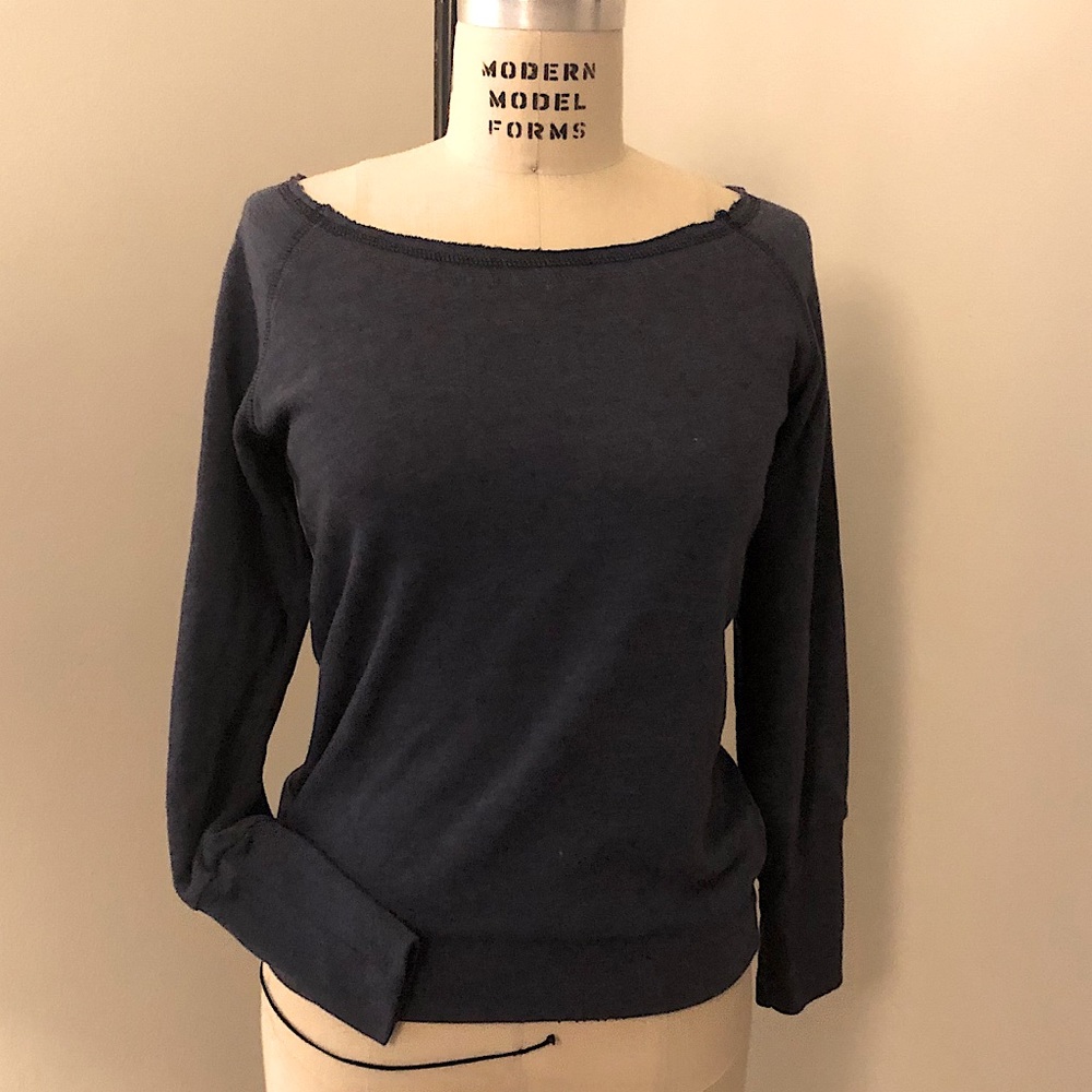 NWOT-1 of a kind, Boatneck Long Sleeve Sweatshirt!